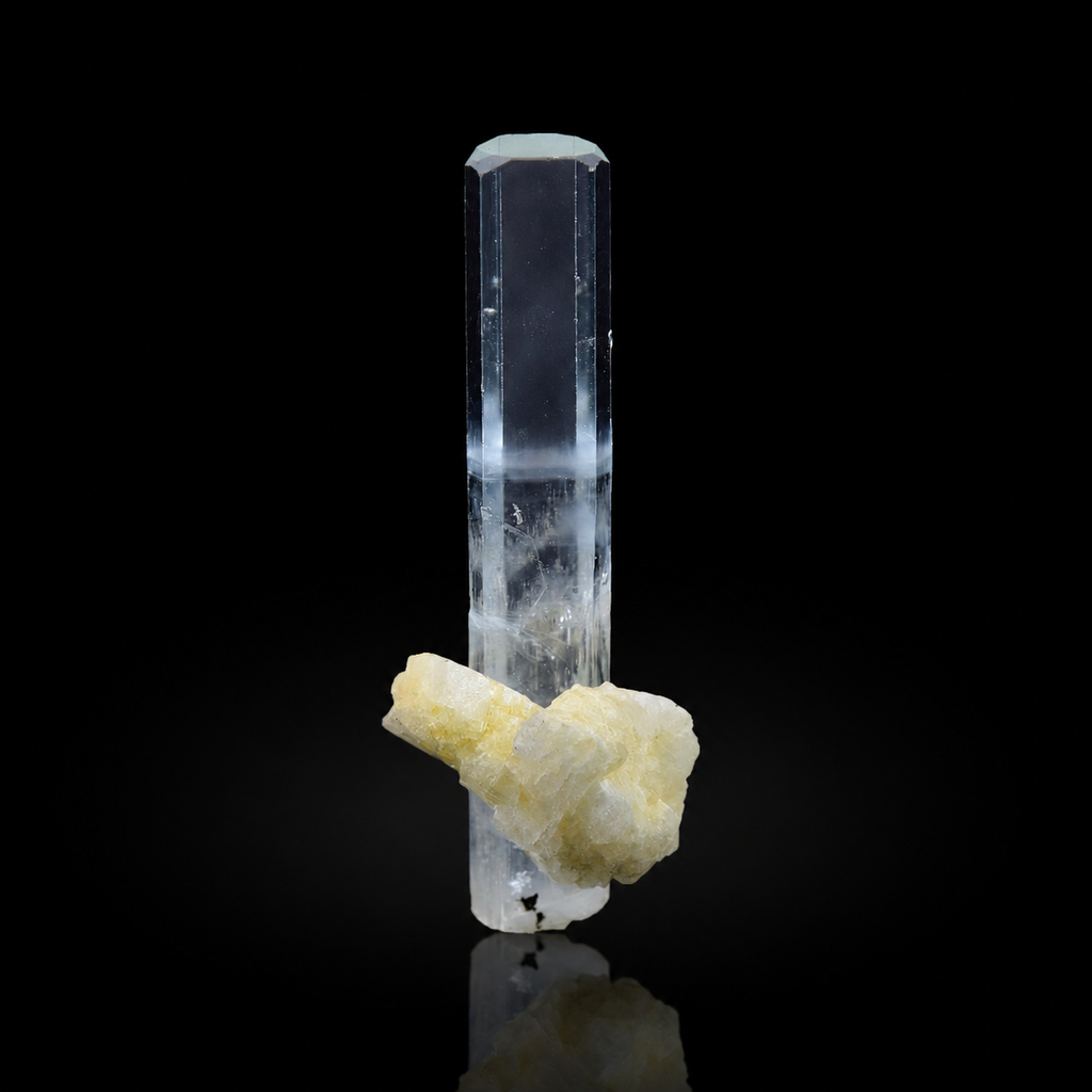 Terminated Aquamarine Crystal from Shigar, Pakistan