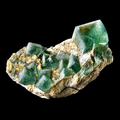 Green Fluorite on Matrix from Kharan, Pakistan