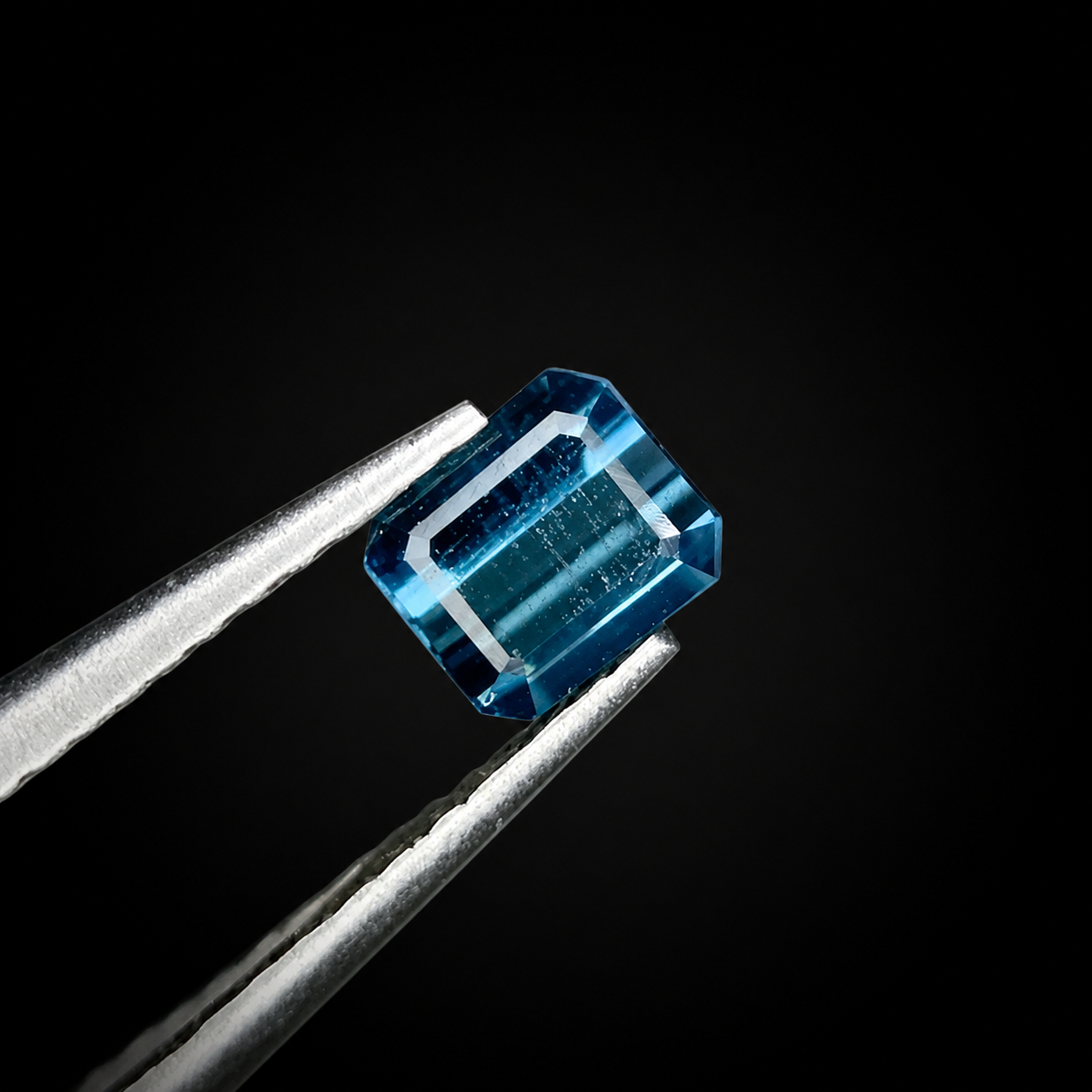 0.30 ct Blue Tourmaline Cut Gemstone from Paprook, Afghanistan
