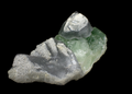 Green & Purple Fluorite with Quartz | Yaogangxian Mine China | Cabinet Crystal Cluster 15cm – Collector Specimen