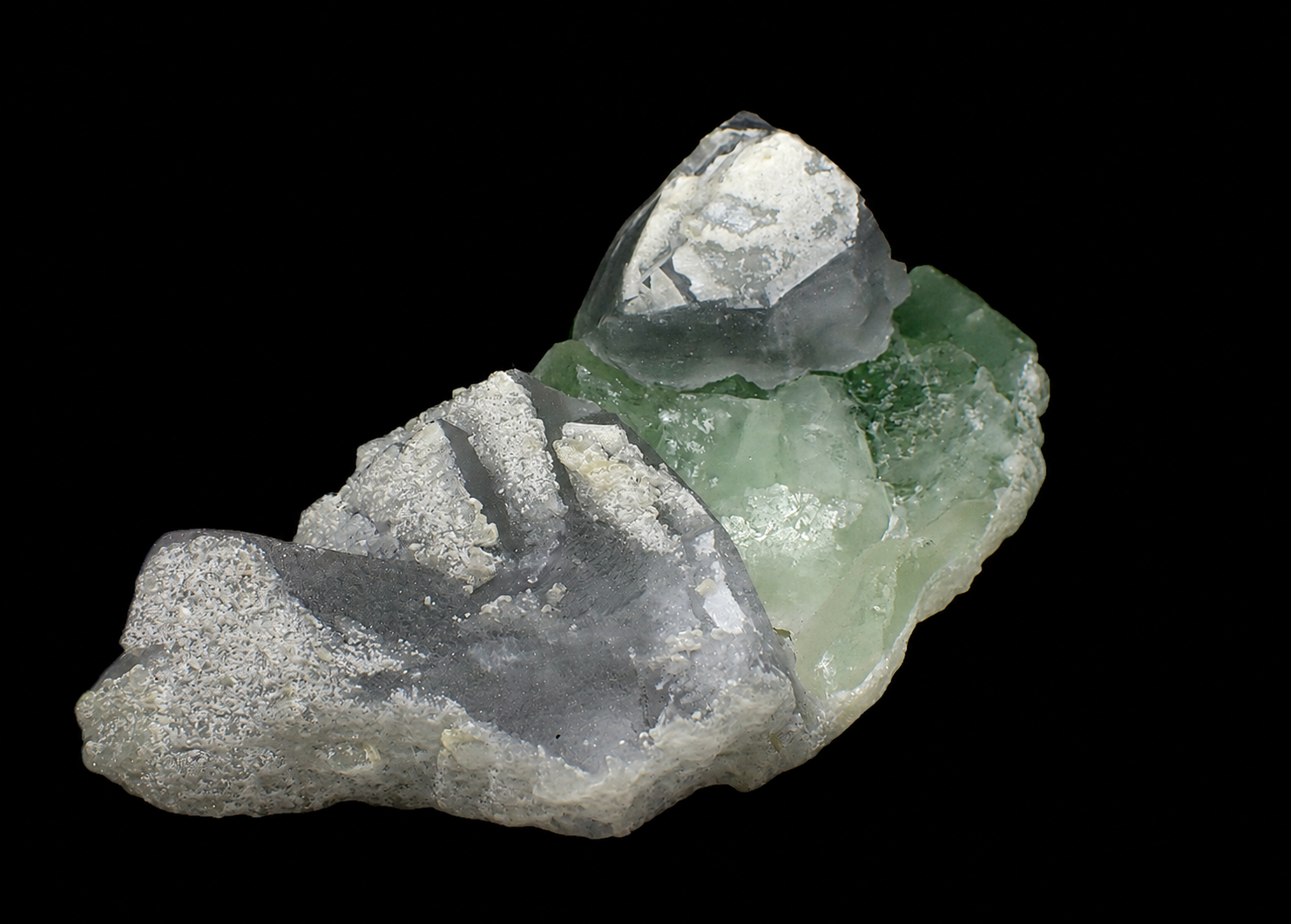Green & Purple Fluorite with Quartz | Yaogangxian Mine China | Cabinet Crystal Cluster 15cm – Collector Specimen