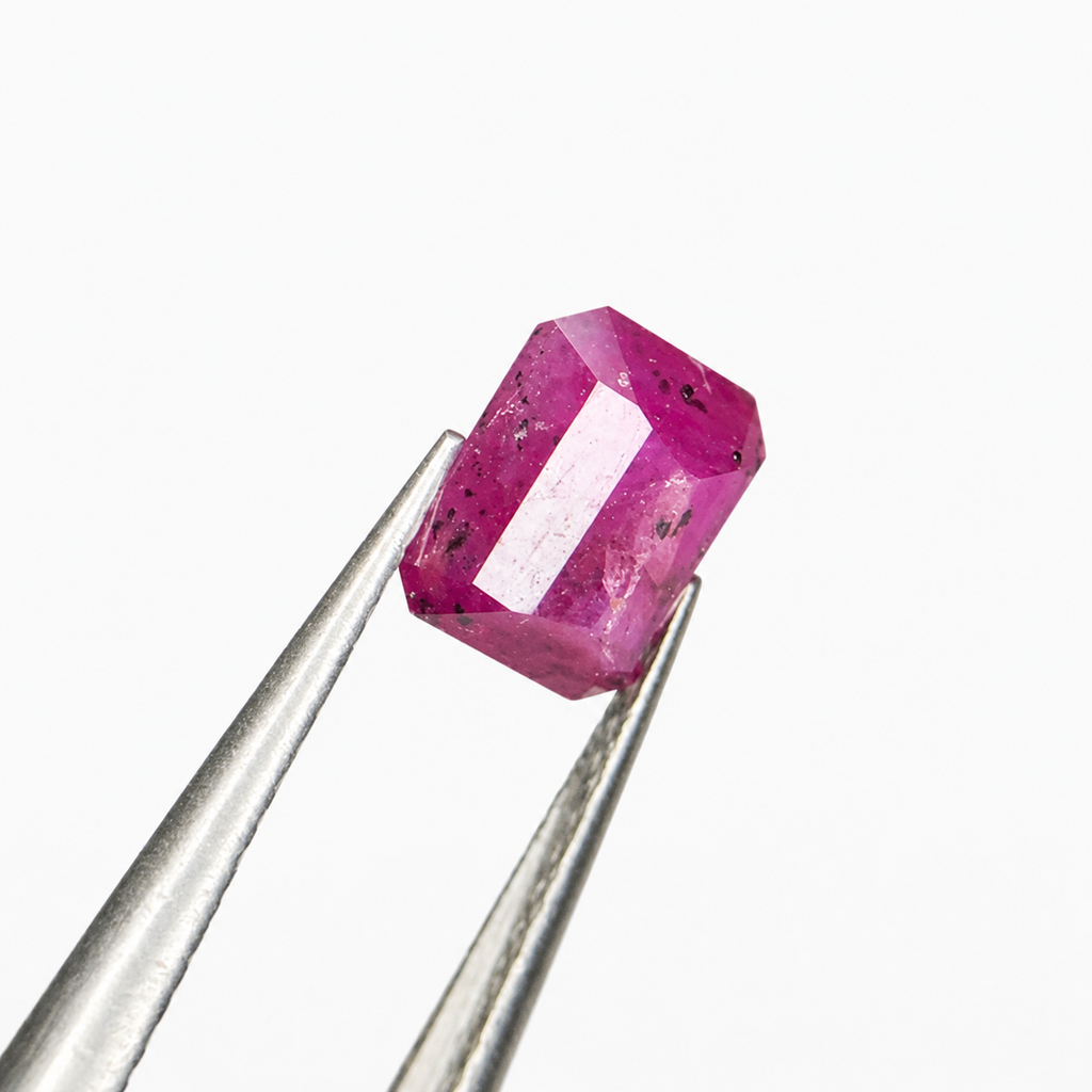 1.45 ct Natural Trapiche Sapphire Gemstone from Pakistan