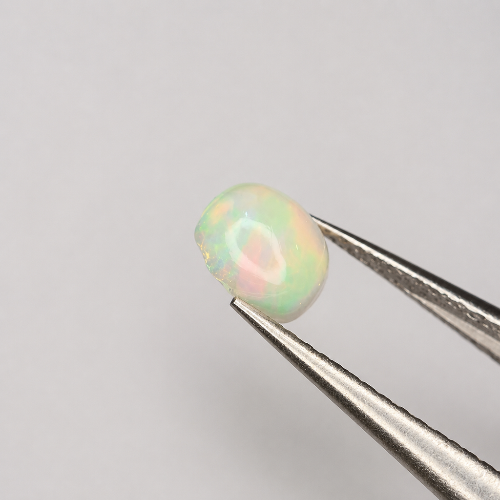 Natural Australian Opal Cabochon Trio from Lightning Ridge