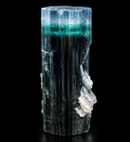 Sea-Blue Green Elbaite Tourmaline with Cleavelandite from Chamachhu, Pakistan