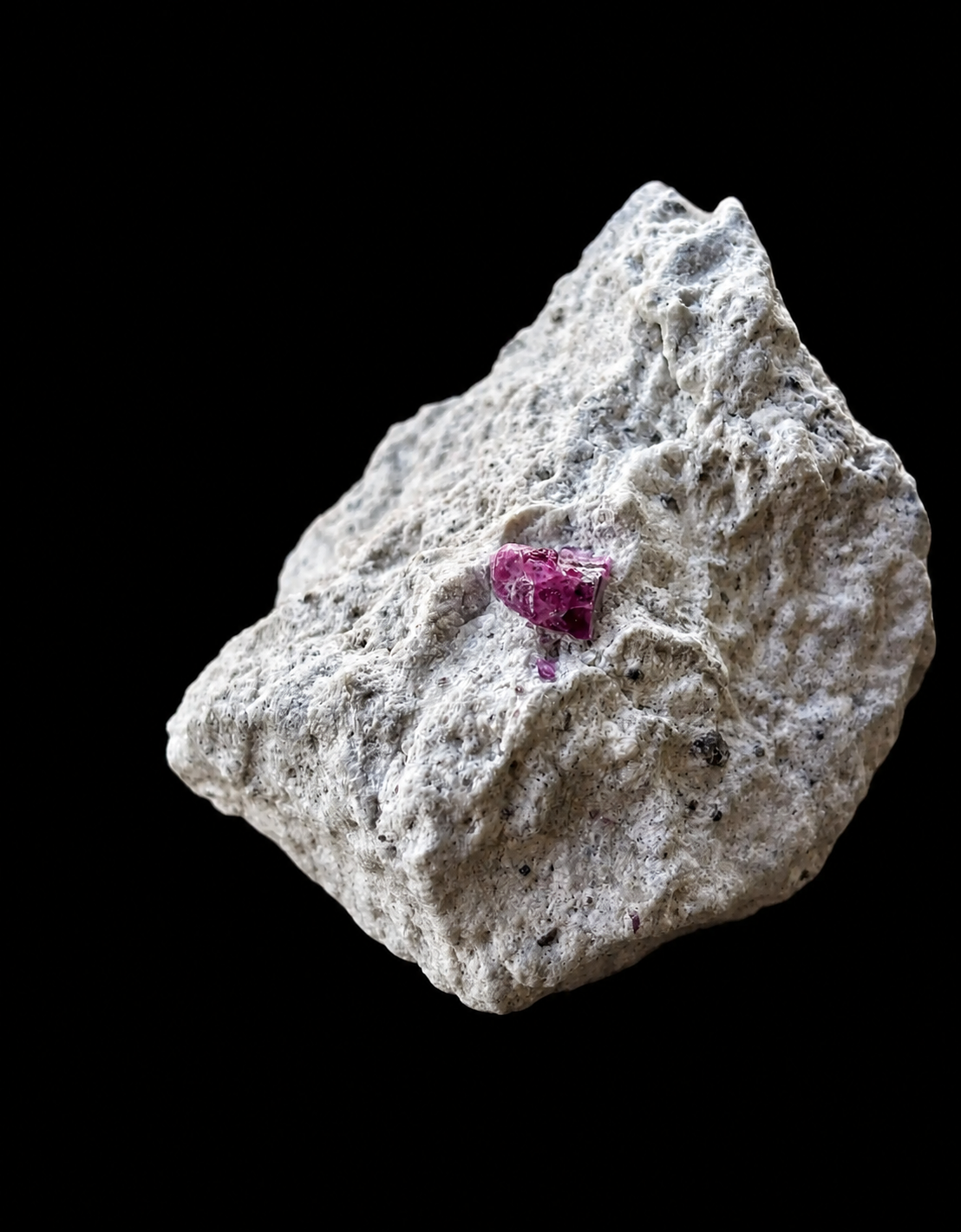 Red Beryl Crystal on Matrix – Wah Wah Mountains Utah Miniature Specimen