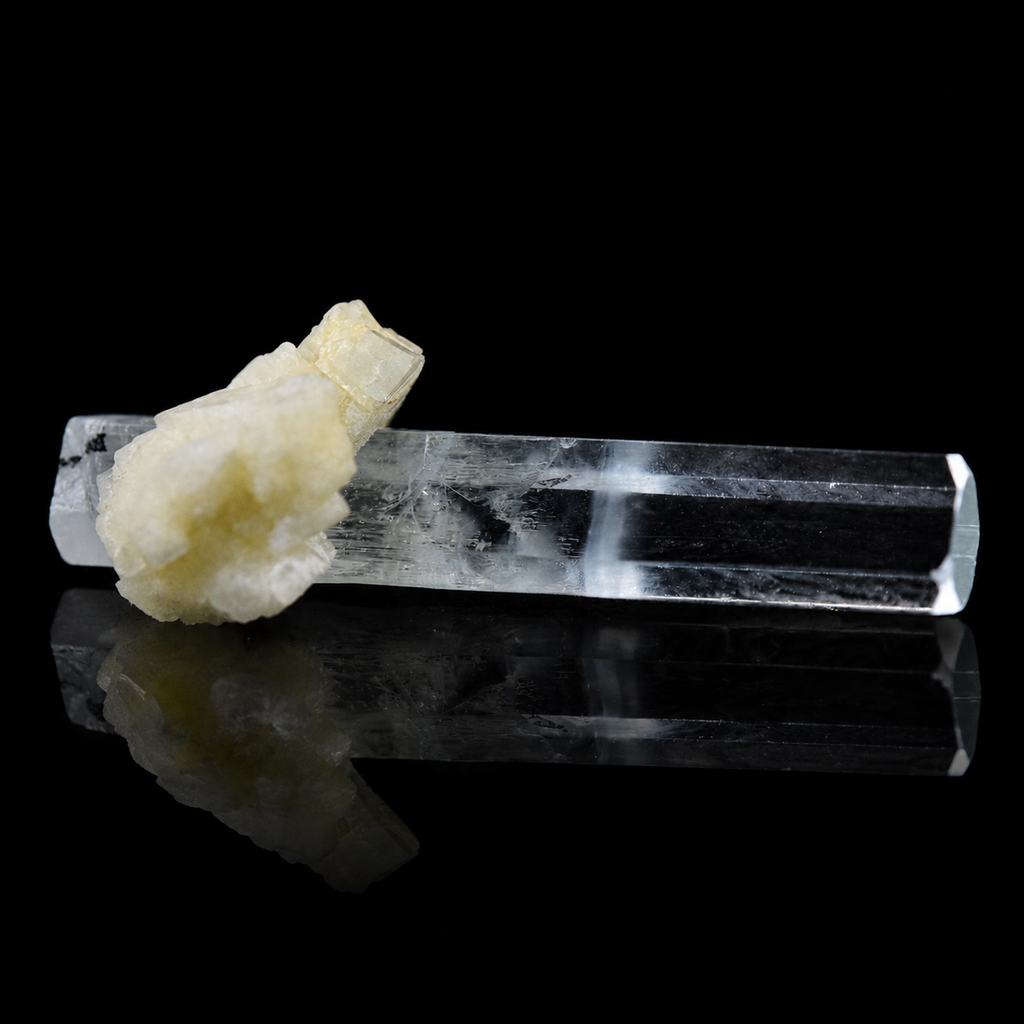 Terminated Aquamarine Crystal from Shigar, Pakistan